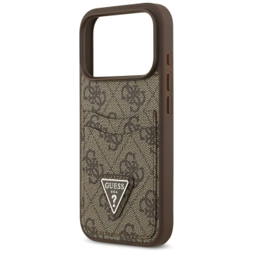 Etui Guess do iPhone 17 Pro 4G Double Card Triangle Gold