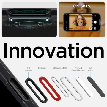 Etui do iPhone 16 Spigen Ultra Hybrid ”T” Mag MagSafe Czarny