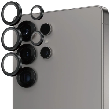 Gehärtetes Glas für Samsung Galaxy S25 Ultra PanzerGlass Hoops Kameraobjektivschutz