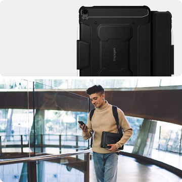 Etui Spigen Rugged Armor Pro do Apple iPad Air 6 11" 2024 / 4 2020 / 5 2022 Black 