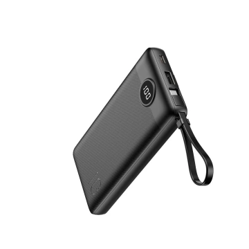 Powerbank Externer Akku VEGER C10 – 10.000 mAh (Micro Typ C Lightning 8-polig) schwarz (W1116)