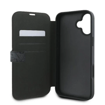 Guess GUBKP16M4GMGGR iPhone 16 Plus 6,7" czarny/black book 4G Metal Logo
