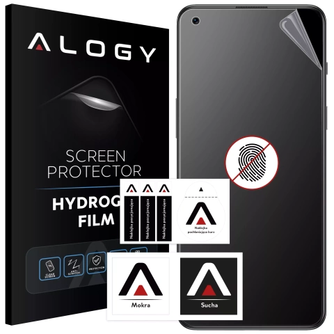 Folia "MATOWA" do OnePlus Nord 2T Hydrożelowa Alogy HydroSkin Matte Pro™ na ekran do etui "BEZ ODCISKU PALCÓW"
