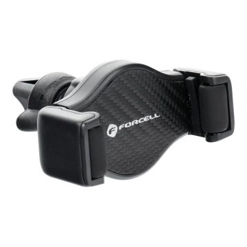 Uchwyt samochodowy FORCELL F-GRIP Carbon H-CF509 do kratki czarny