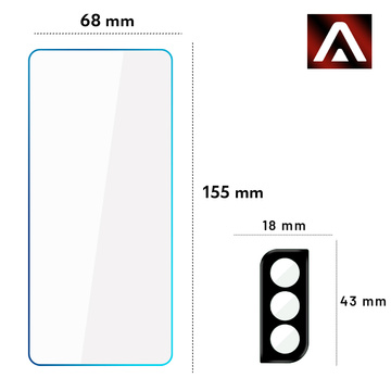 Alogy Glass Pack 3x Szkło hartowane na ekran 9h + 2x Szkło na obiektyw do Samsung Galaxy S21 Plus