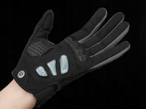 Sport-Radhandschuhe M RockBros Radhandschuhe S169-1-M Schwarz