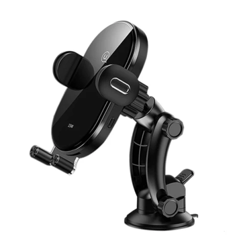 USAMS US-CD131 15W Automatischer Induktionshalter für Glas/Kopfteil schwarz/schwarz CD131ZJ01