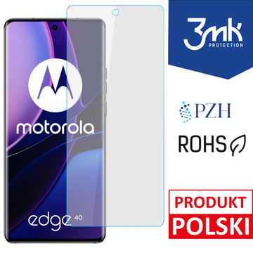 Schutzfolie für Motorola Edge 40 3mk Silver 7H Vollbild-Virenschutz