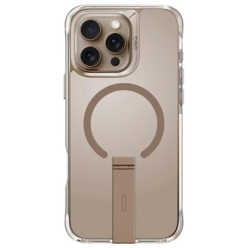 Etui do iPhone 16 Pro UNIQ Eleva Stand MagSafe Złoty