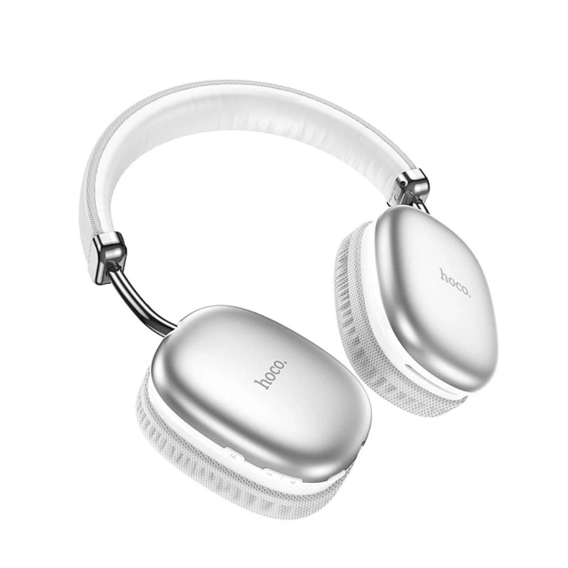 HOCO Słuchawki Bezprzewodowe Bluetooth W35 Składane Białe