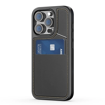 iPhone 16 Pro Dux Ducis Rafi II Mag MagSafe Hülle mit RFID Schwarz