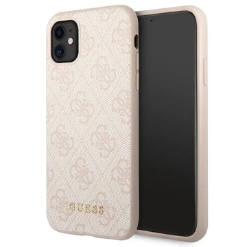 Etui Guess GUHCN61G4GFPI do iPhone 11 6,1" hard case 4G Metal Gold Logo