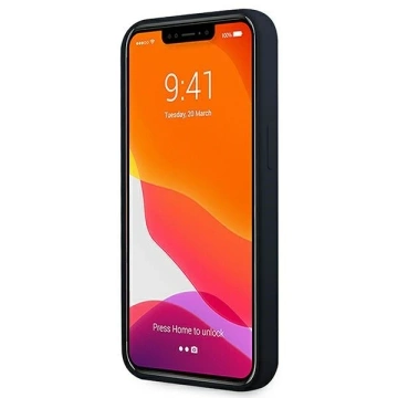 Etui na telefon BMW BMHCP13SSILNA do Apple iPhone 13 Mini 5,4" granatowy/navy hardcase Silicone Signature