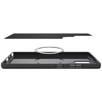 Samsung Galaxy S25 Ultra Schwarze Spigen Thin Fit Mag MagSafe Hülle