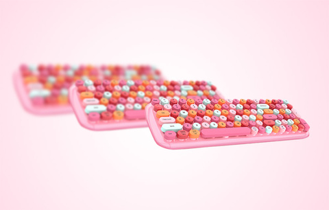 MOFII Candy BT Kabellose Tastatur (Rosa)