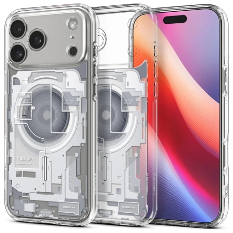 Etui Ochronne do iPhone 17 Pro Max Spigen Ultra Hybrid Mag MagSafe Zero One Biały