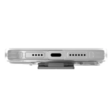 Etui do iPhone 15 Pro UNIQ Heldro Mount Grip Stand Przezroczyste