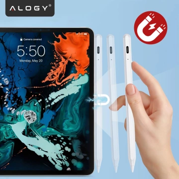 Rysik Alogy Stylus Pen Pencil dotykowy do ekranów telefonu tabletu do Apple iPad / iPhone Biały