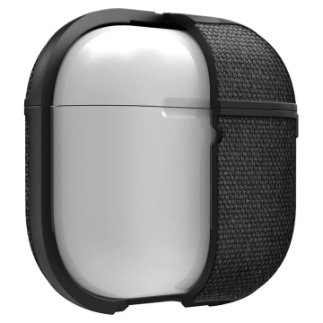 Apple AirPods 4 Hülle Spigen Urban Fit Schwarzer Karabiner