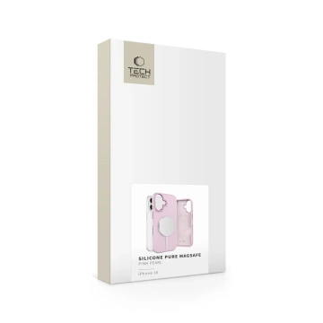 Etui do iPhone 16 Tech-Protect Silicone Pure MagSafe Pink Pearl