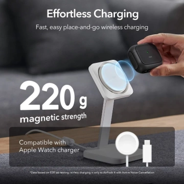 Schutzhülle für ESR Orbit Halolock MagSafe Apple AirPods 4 Black Kopfhörer