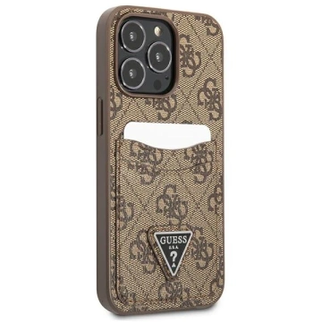 Etui Guess GUHCP13LP4TPW do iPhone 13 Pro / 13 6,1" hardcase 4G Triangle Logo Cardslot
