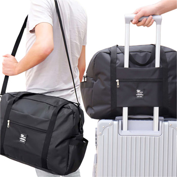 Reisetasche für das Flugzeug, touristische Sportkabine, Handgepäck, geräumig für einen Koffer, Urlaub 36l Alogy Black