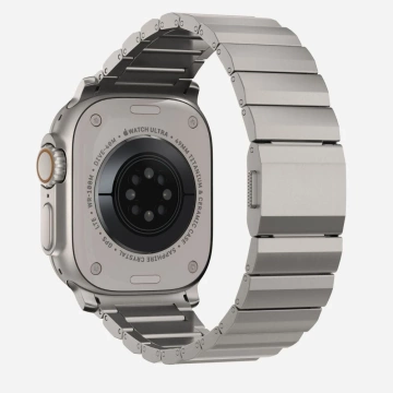 Armband Stahlband für Apple Watch 4/5/6/7/8/9/Se/Ultra 1/2 (42/44/45/49 mm) Titan