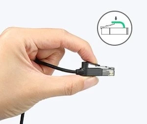 Kabel UGREEN Ethernet Patchkabel RJ45 Cat 6A UTP 1000Mbps 1 m schwarz (70332)