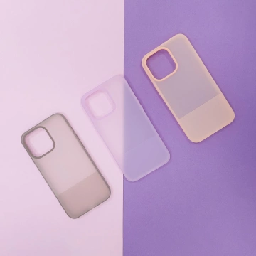 Kingxbar Plain Series Hülle für iPhone 13 Pro Max Silikonhülle lila