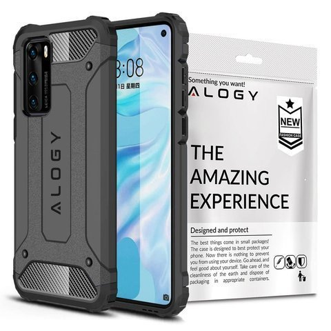 Etui Alogy Hard Armor do Huawei P40 szare