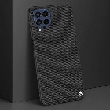 Nillkin Textured Case Strapazierfähige, verstärkte Hülle mit Gelrahmen und Nylon auf der Rückseite Samsung Galaxy M53 5G schwarz
