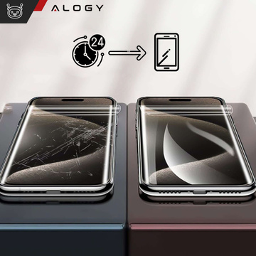 Folia Hydrożelowa do Xiaomi Redmi Note 8/ 8T/ 8 Pro/ 9/ 9S/ 10/ 10 Pro/ 11/ 11S/ 12/ 12 Pro ochronna na telefon na ekran Alogy Hydrogel Film