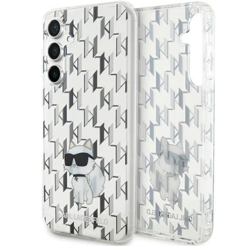 Original KARL LAGERFELD Hardcase KLHCS23FEHNCMKLT Hülle für Samsung Galaxy S23 FE (Monogramm / Transparent)