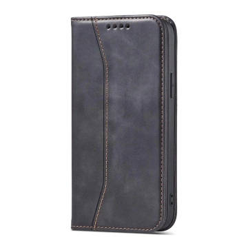 Magnet Fancy Case etui do iPhone 13 Pro Max pokrowiec portfel na karty kartę podstawka czarny