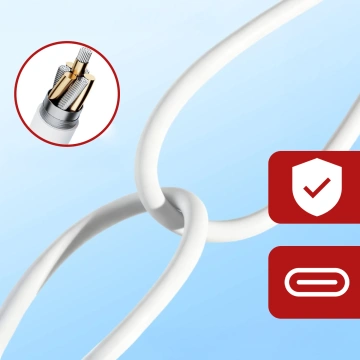 Xiaomi Original USB - USB-C Typ C Kabel stark schnell 120W PD 6A 1M Kabel Weiß