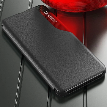 Eco Leather View Case elegantes Flipcover mit Standfunktion für Samsung Galaxy S22 (S22 Plus) blau