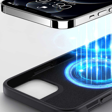MagSafe Case Ultra Slim Mag Alogy für Apple iPhone 13 Pro Qi-Ladegeräte Schwarz Kabelloses Ladegerät