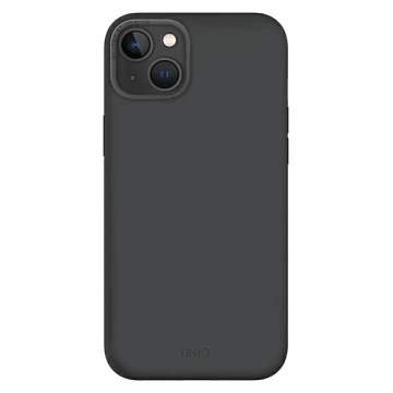 Etui UNIQ Lino Hue do iPhone 14 Plus 6,7" Magclick Charging szary/charcoal grey