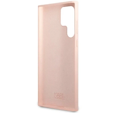 Karl Lagerfeld KLHCS23LSNCHBCP do Samsung Galaxy S23 Ultra S918 hardcase Silicone Choupette różowy/pink 