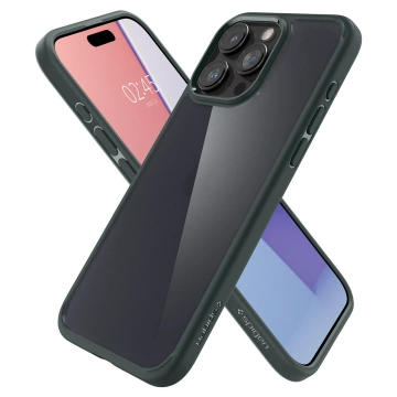 Etui Spigen Ultra Hybrid, frostgrün für iPhone 15 Pro