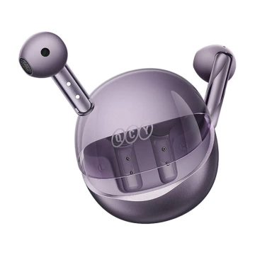 Słuchawki TWS QCY AilyBuds Clear T32 (Fioletowe)
