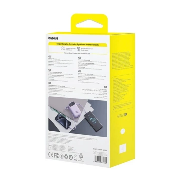 Powerbank Baseus QPow 2 20000mAh 30W 2xUSB-C Fioletowy
