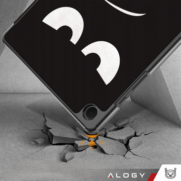 Etui do Samsung Galaxy Tab A11+ (X310/X315/X316) / A9+ 2023 11" (X210/X215/X216) obudowa z klapką na tablet Slim Case Alogy Don't touch me czarne