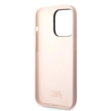 Karl Lagerfeld Case KLHCP14XSNCHBCP für iPhone 14 Pro Max 6.7" Hardcase Silikon Choupette pink/pink
