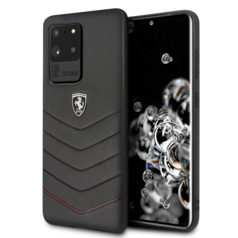 Ferrari Hardcase für Samsung Galaxy S20 Ultra schwarz/schwarz Heritage