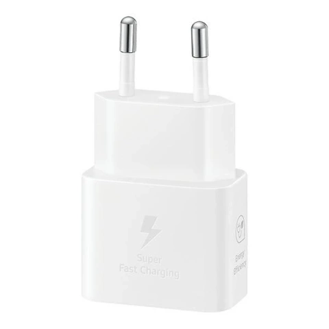 Ładowarka sieciowa GaN Samsung EP-T2510NWEGEU 25W SFC USB-C - biała