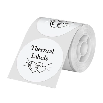 Nelko Thermoetiketten für PM220 Drucker Weiß 50x50 mm 150 Stk.
