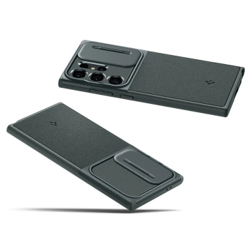 Etui Spigen Optik Armor für Samsung Galaxy S24 Ultra Abyss Green