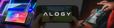 Szkło hartowane do Nintendo Switch 2 2025 ochronne szkiełko na ekran 9H Alogy EasyShield™️ z ramką montażową